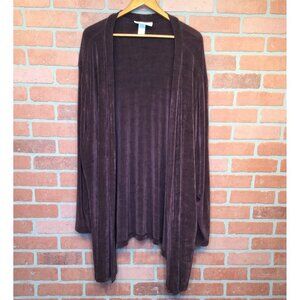 Vintage Womens Open Front Cardigan Size 5X Drapey Lagenlook Witchy Whimsigoth